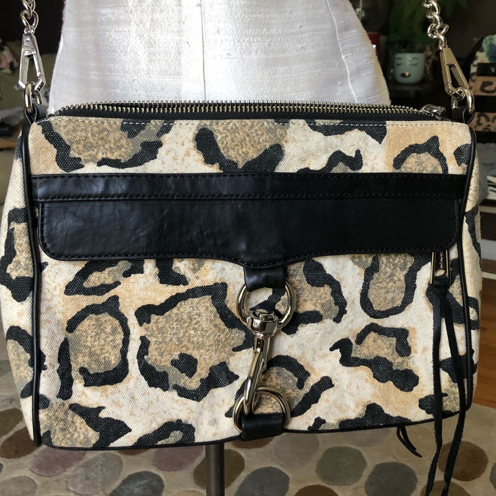 Rebecca Minkoff fabric & Leather bag